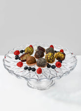 Festonne Glass Cake Stand