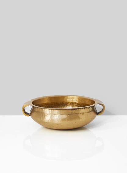 7 1/2in Antiqued Brass Handi Bowl