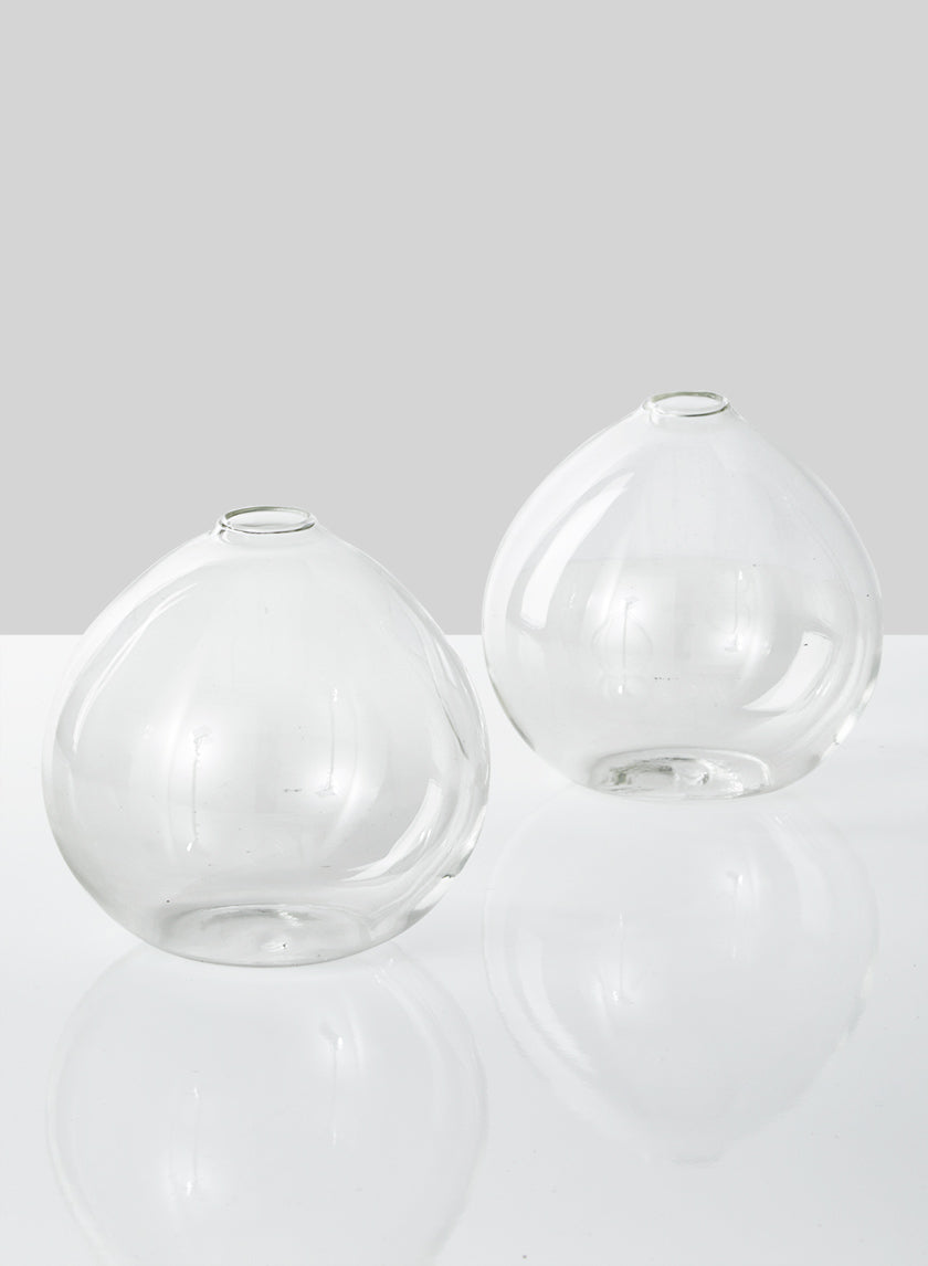 4in Clear Ball Vase