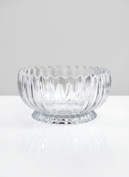 9in Arctic Ice Glass Bowl