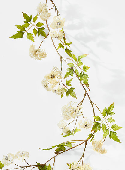 4ft Cream Passion Flower Garland