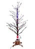 36in Snowy Branch Christmas Tree With Warm White L.E.D Light Tips