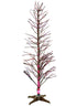 6ft Snowy Branch Christmas Tree With Warm White L.E.D. Light Tips