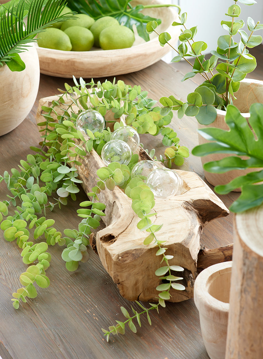 23in Paulownia Wood Trunk Bowl