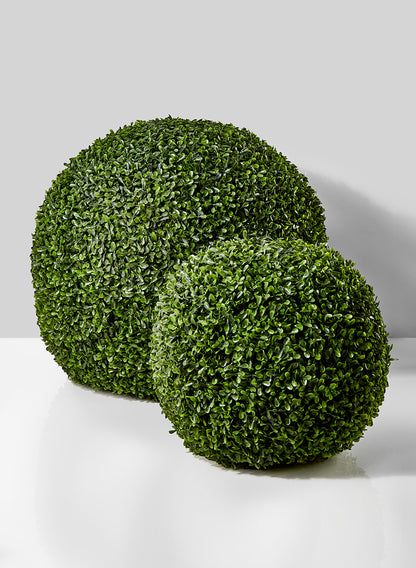 Large Faux Boxwood Balls