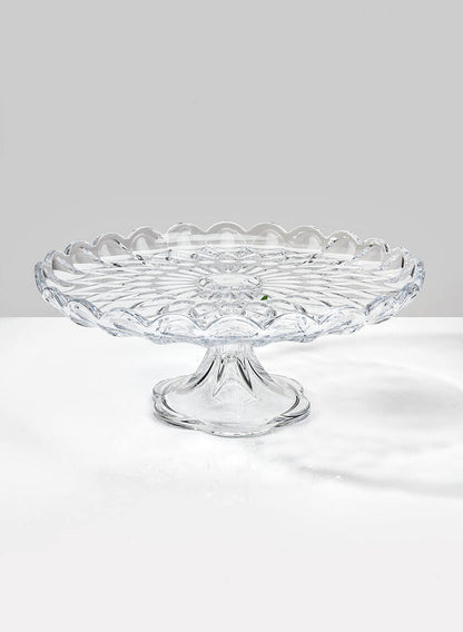 Festonne Glass Cake Stand