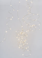 100 Flashing Warm White LED Naked Wire Lights