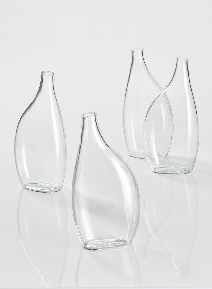 6 1/4 in Flat Bottle Vase