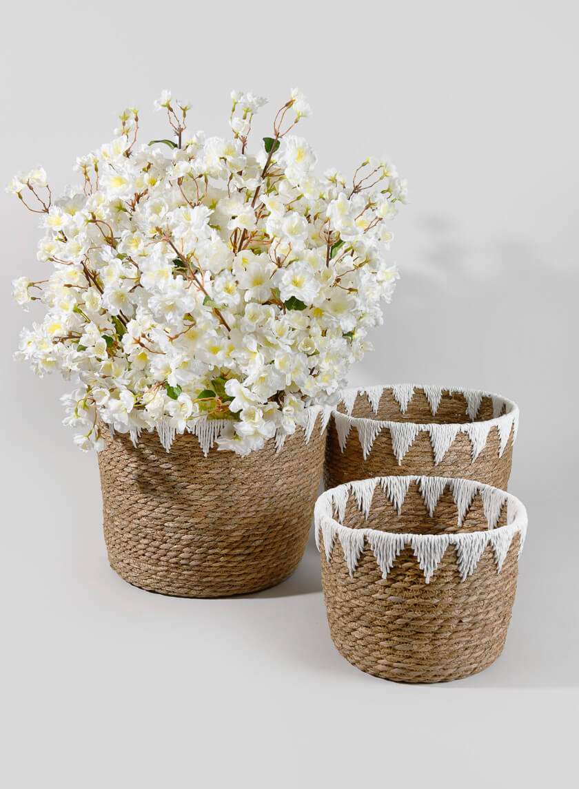 Timbuktu Medium Cattails Basket