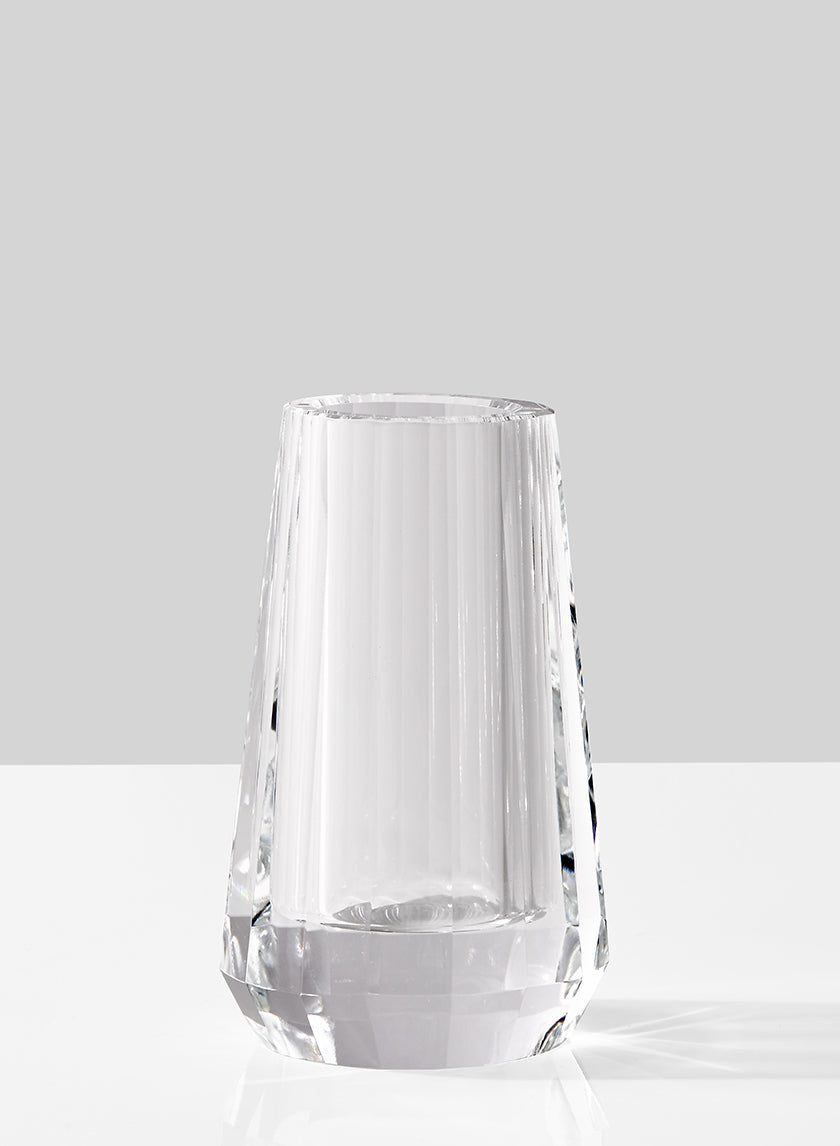 4in Tapered Crystal Bud Vase