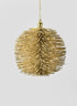 Champagne Glitter Bottle Brush Ornament Ball