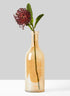 12in Gold Luster Glass Bottle Vase