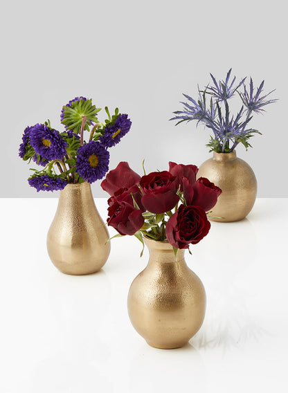 Gold Bud Vase Set