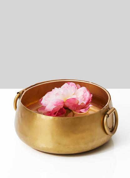 9in Gold Iron Handi Bowl