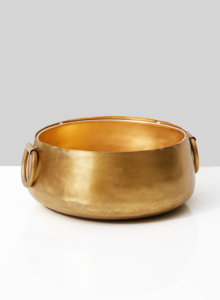 9in Gold Iron Handi Bowl