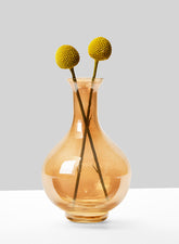 7  1/2in Gold Luster Bottle Vase