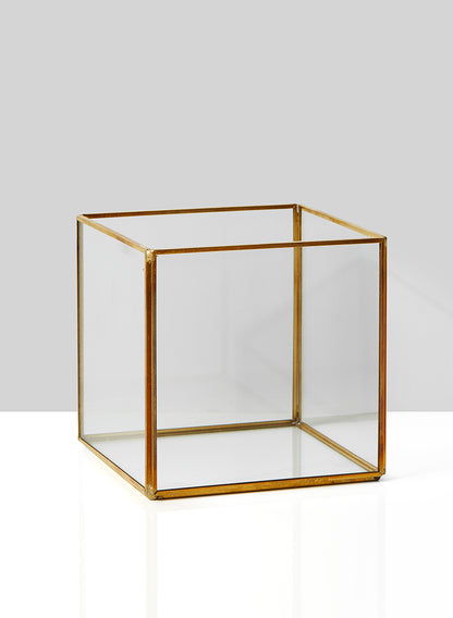 5in Gold Square Lantern