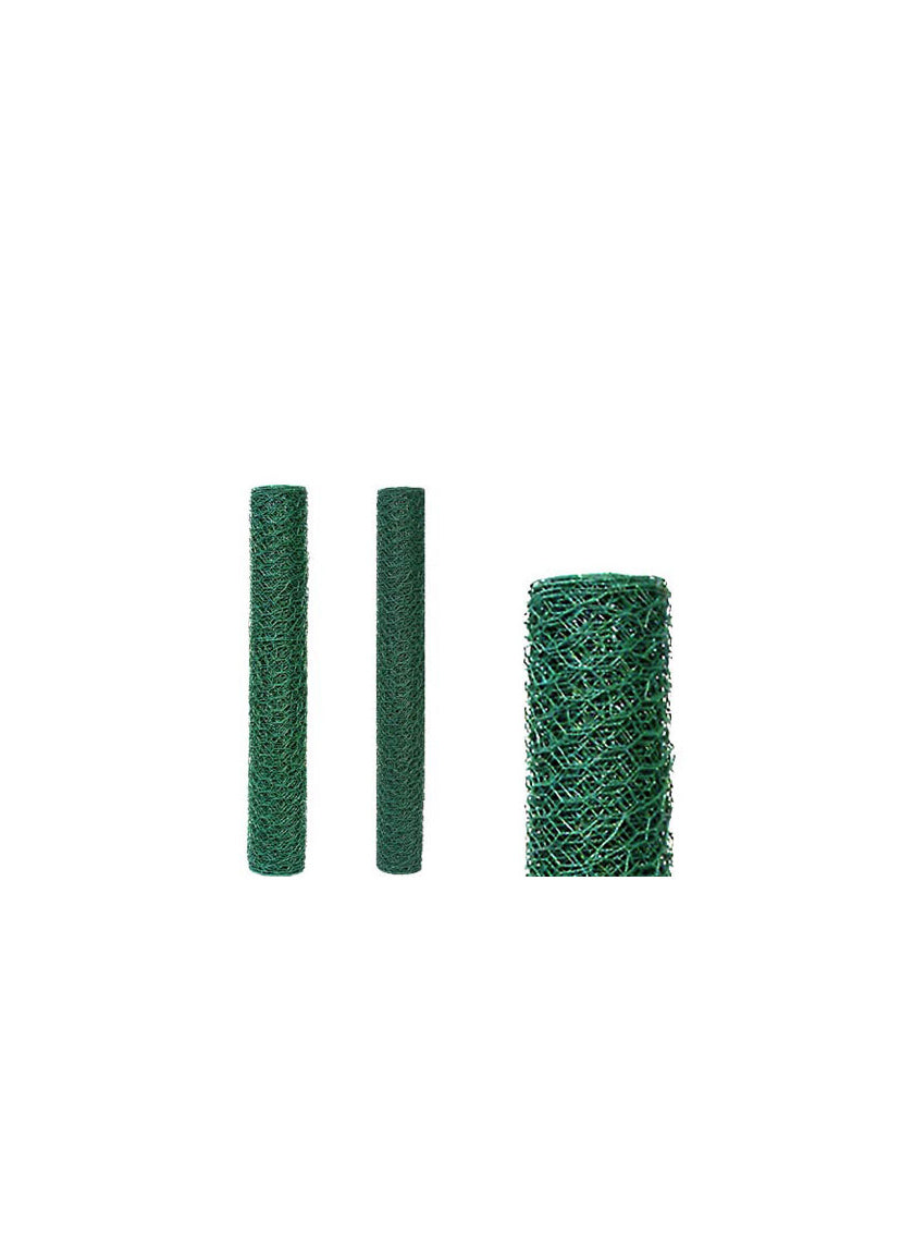 24in &amp; 36in Green Vinyl-Coated Hex Netting