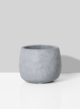 Cement Fishbowl Vase, 5in H