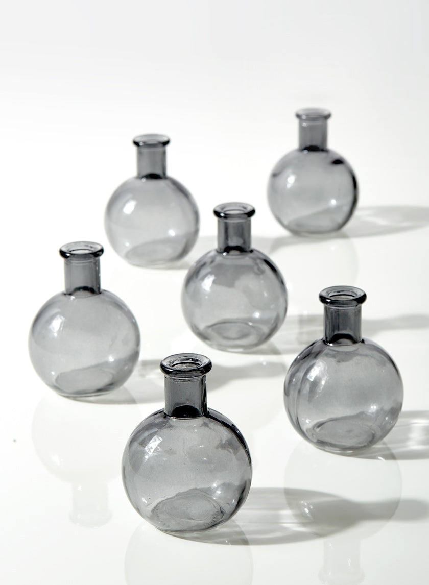 4in Smoke Ball Bud Vases