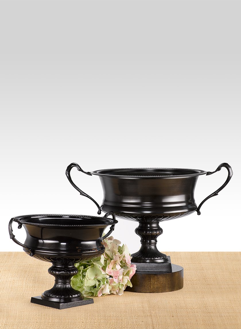 Antique Black Urns