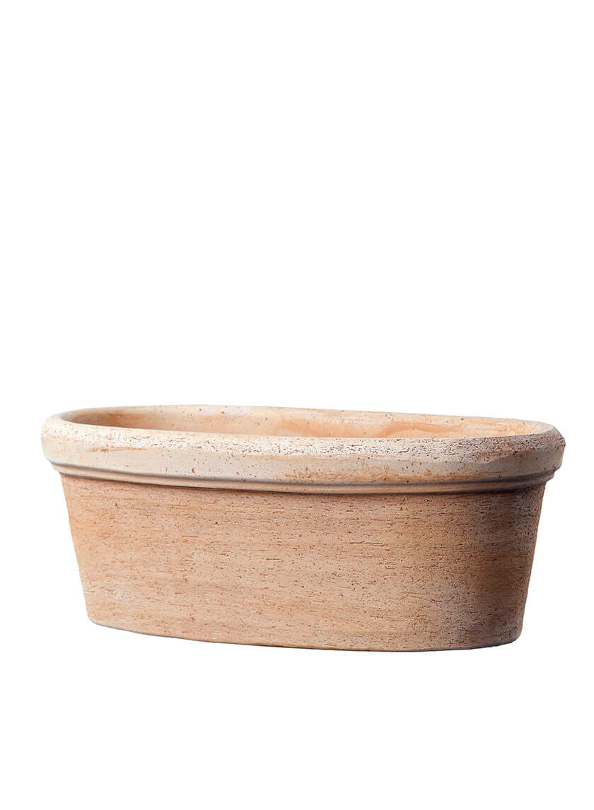 13  1/2in Etrusco Terracotta Oval Window Box