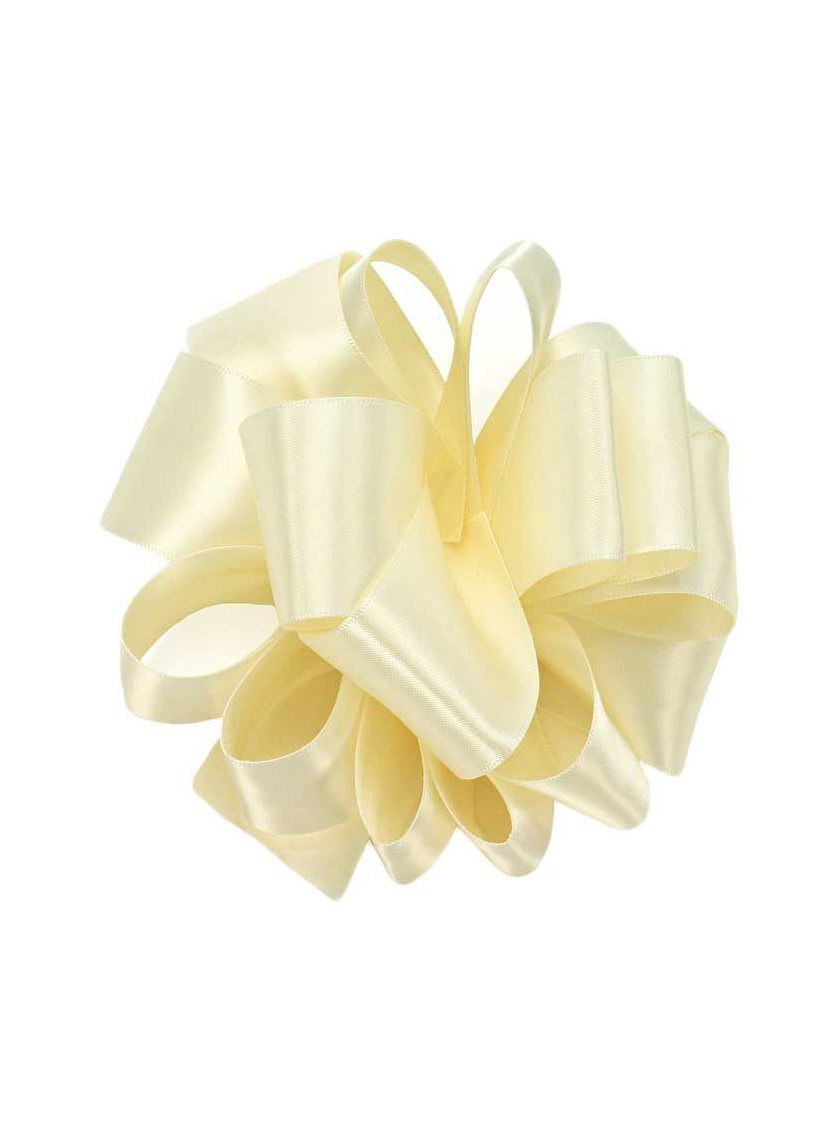 Ivory Double Face Satin Ribbon