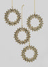 5in Jewel Stud Wreath Ornament