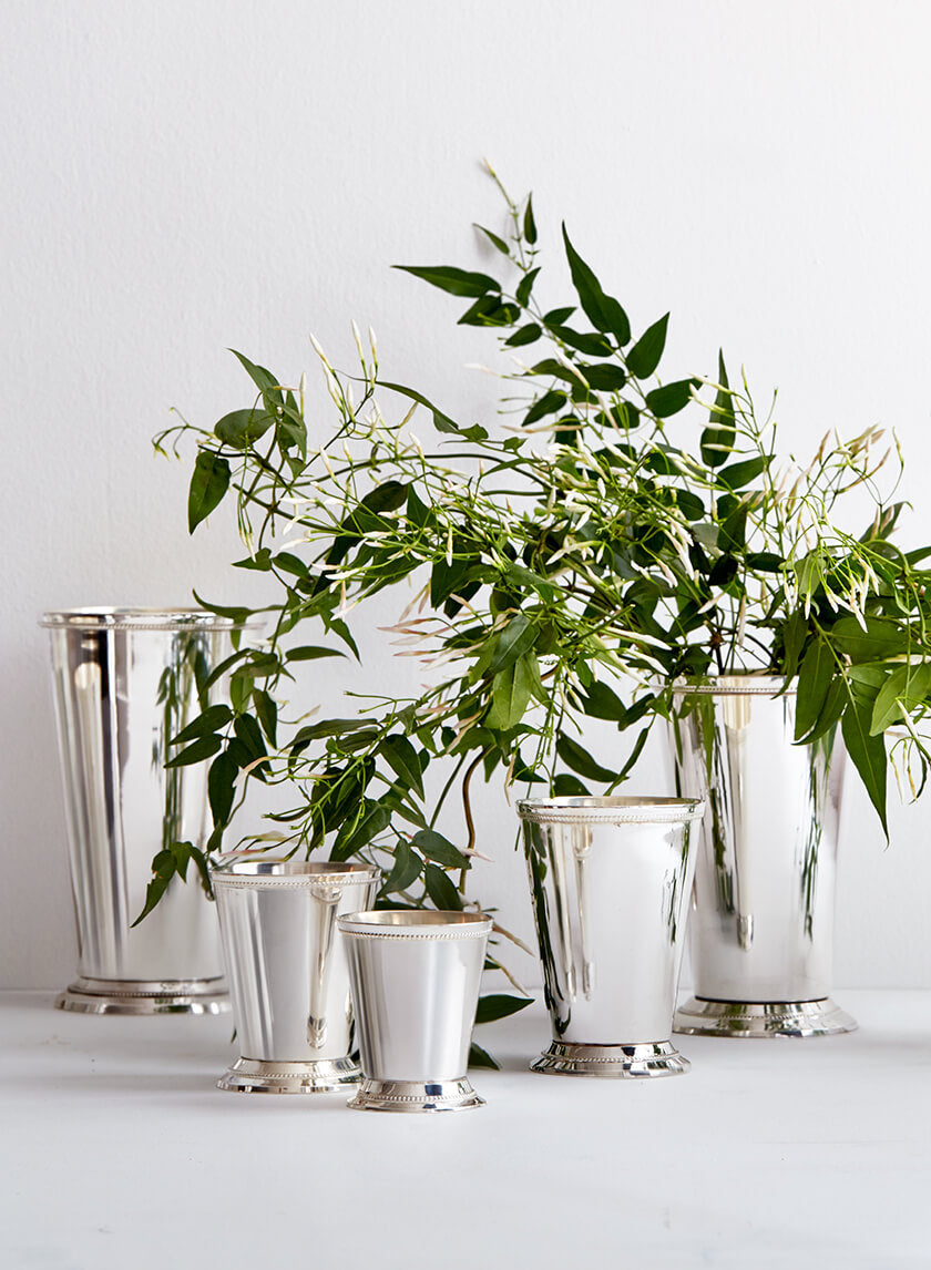 Silver Julep Cup Vases