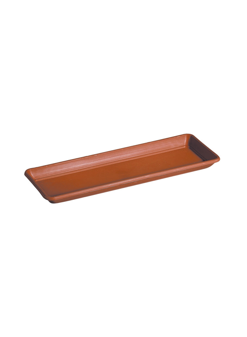 18  1/2in Kyoto Terracotta Rectangular Saucer