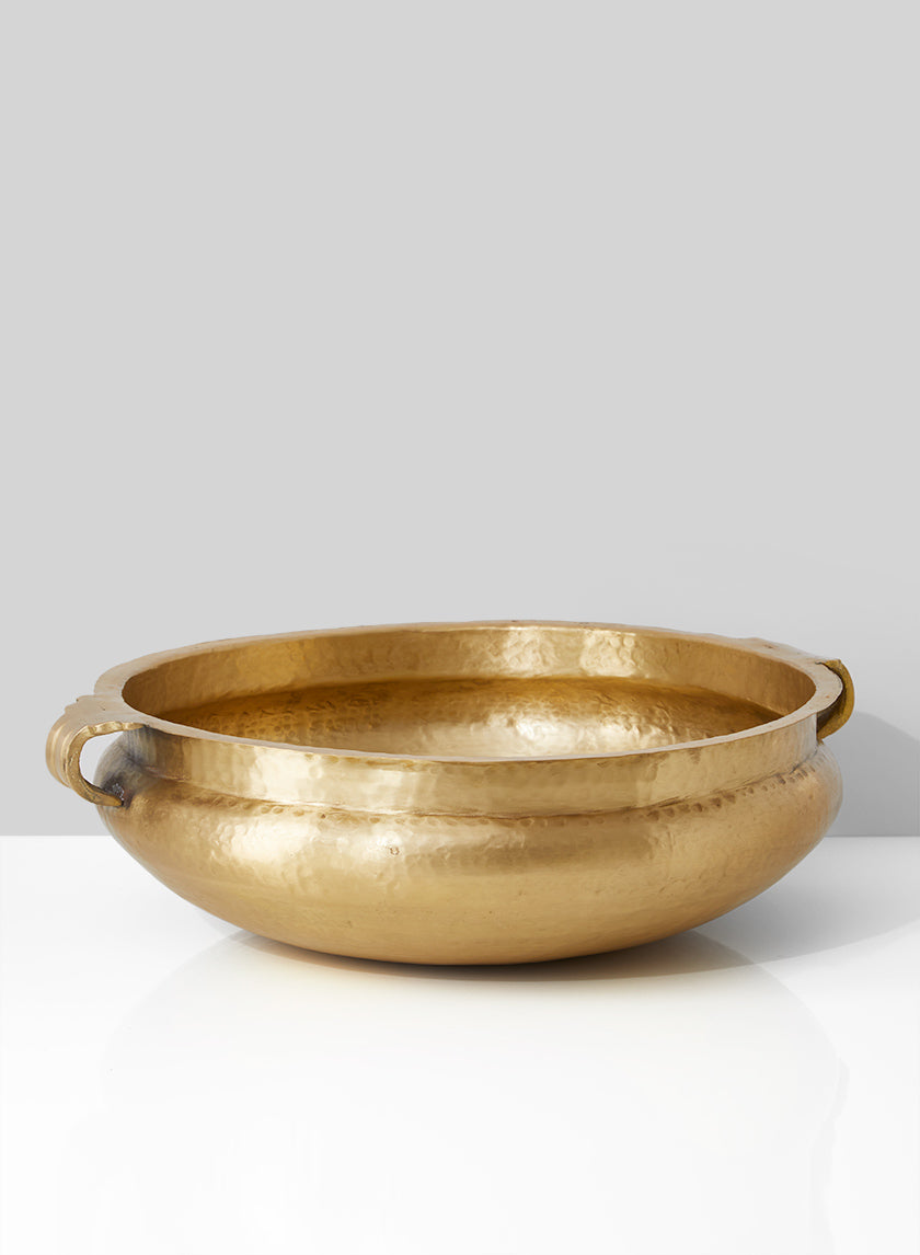 15  3/4in Antique Brass Handi Bowl