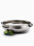 18 1/2in Antiqued Silver Handi Bowl