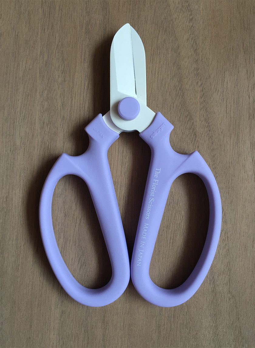 Lavender Sakagen The Florist Scissors, Right-Hand