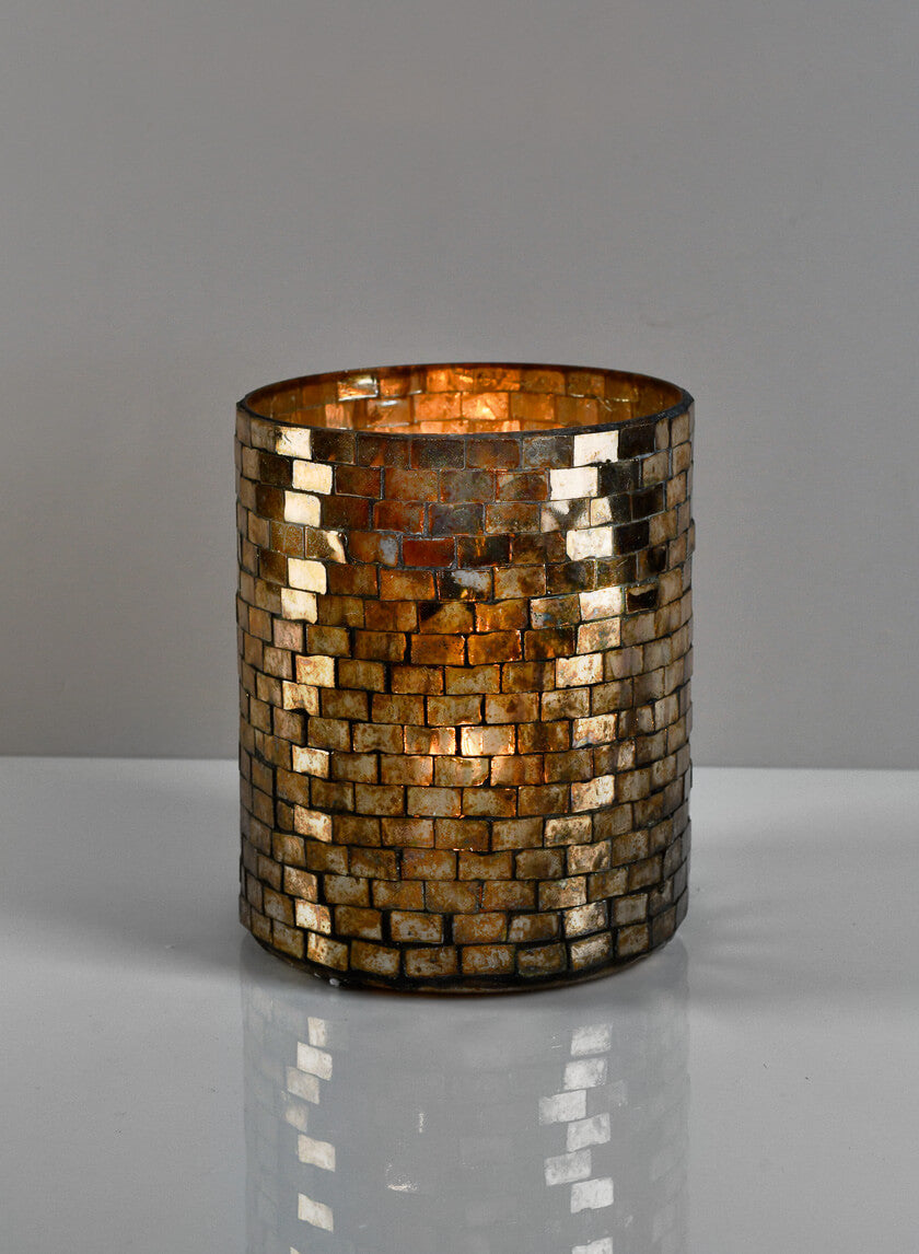 5 x 6in Luxor Antique Mosaic Cylinder