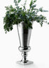 14 1/2 x 27in Polished Aluminum Urn