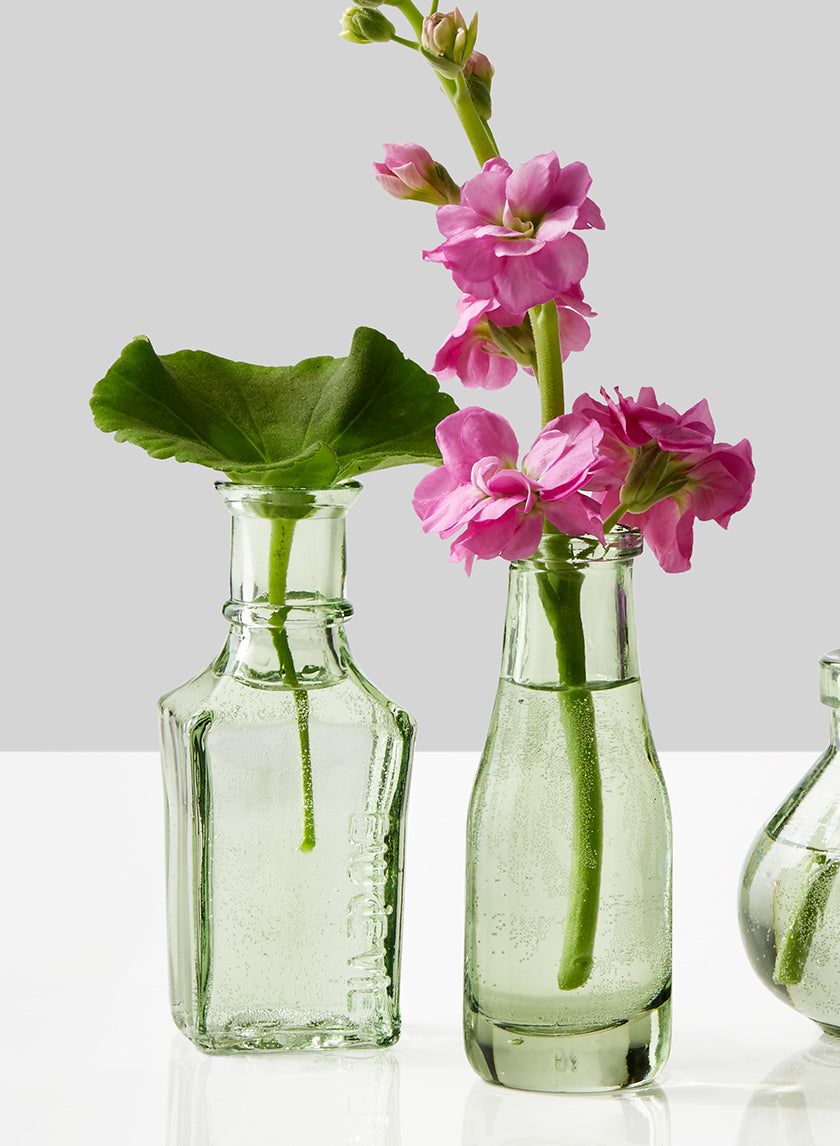 Mexican Green Bud Vases