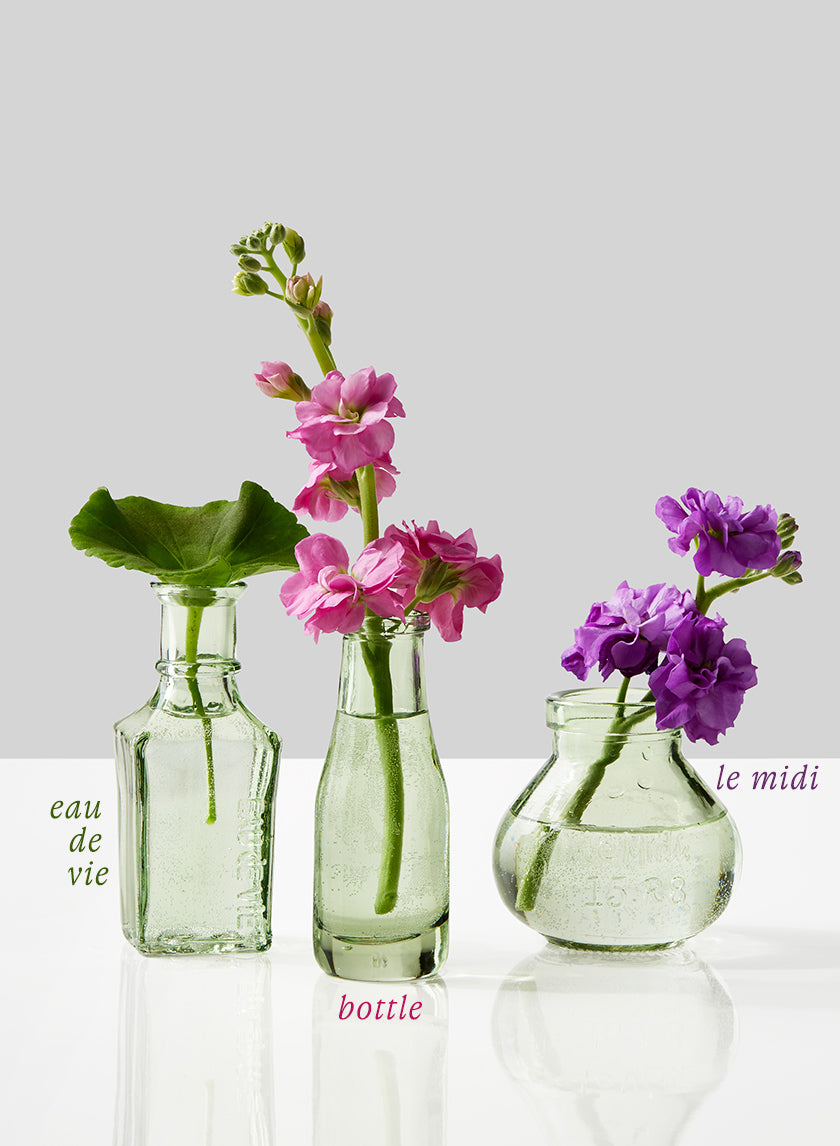 Mexican Green Bud Vases