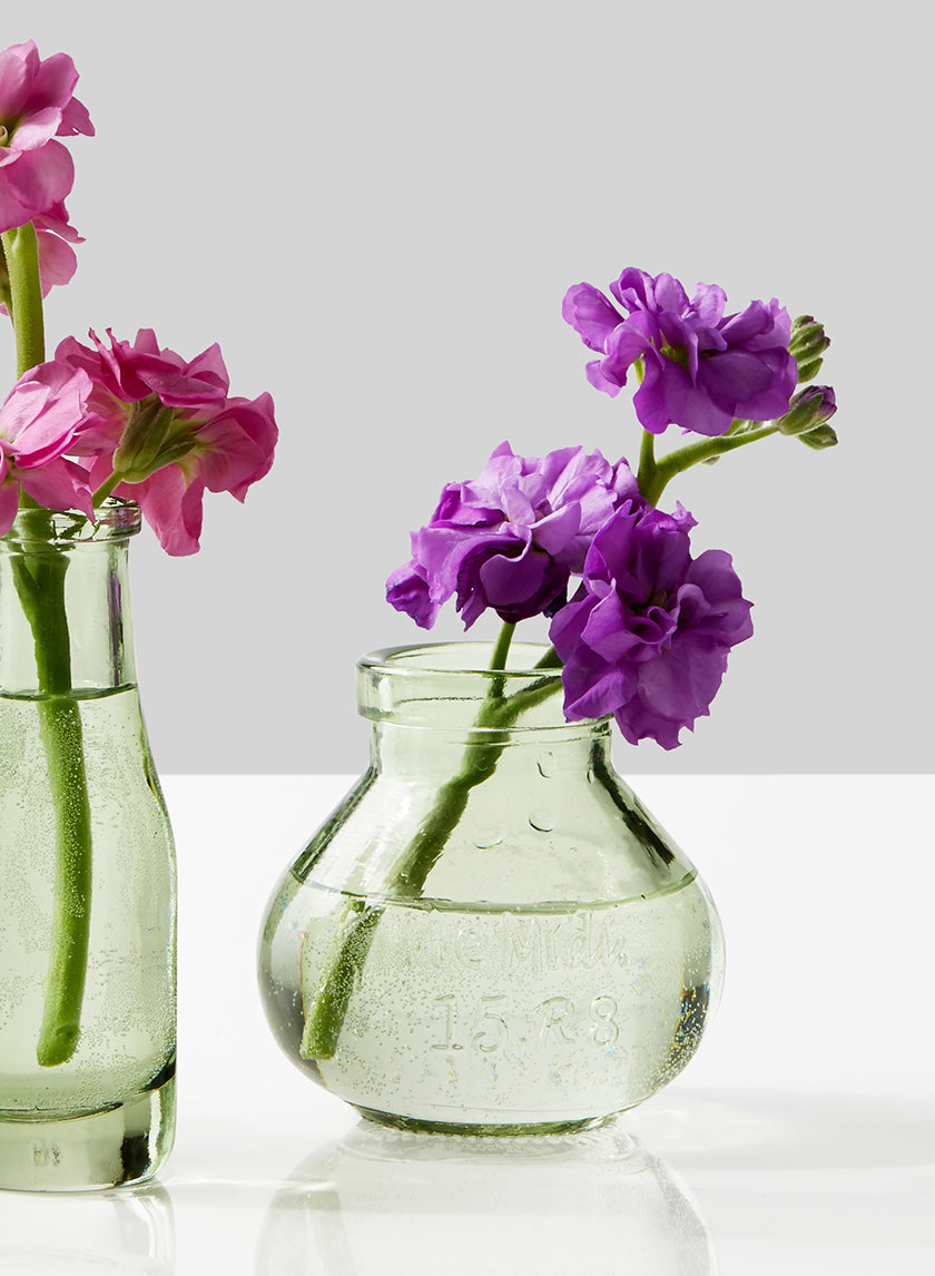 Mexican Green Bud Vases