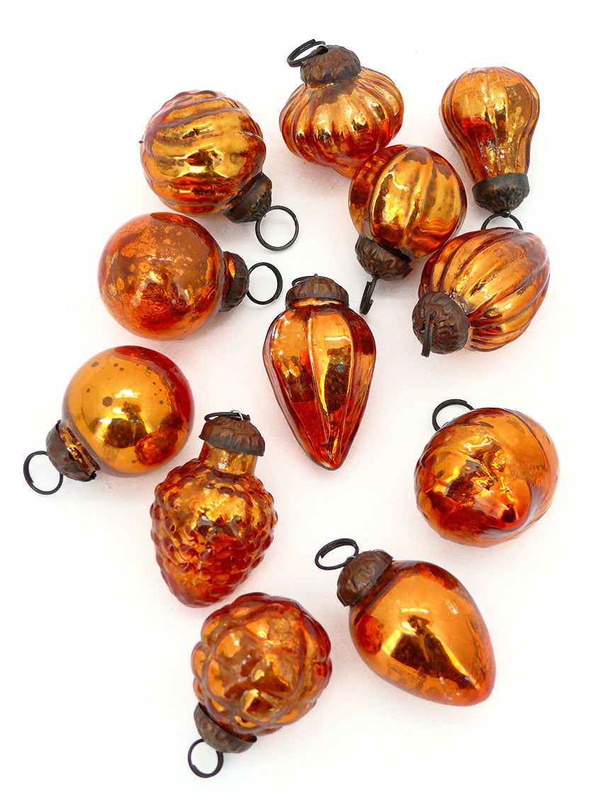 Mini Copper Mercury Ornaments