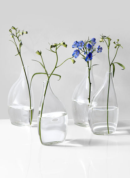 6 1/4 in Flat Bottle Vase