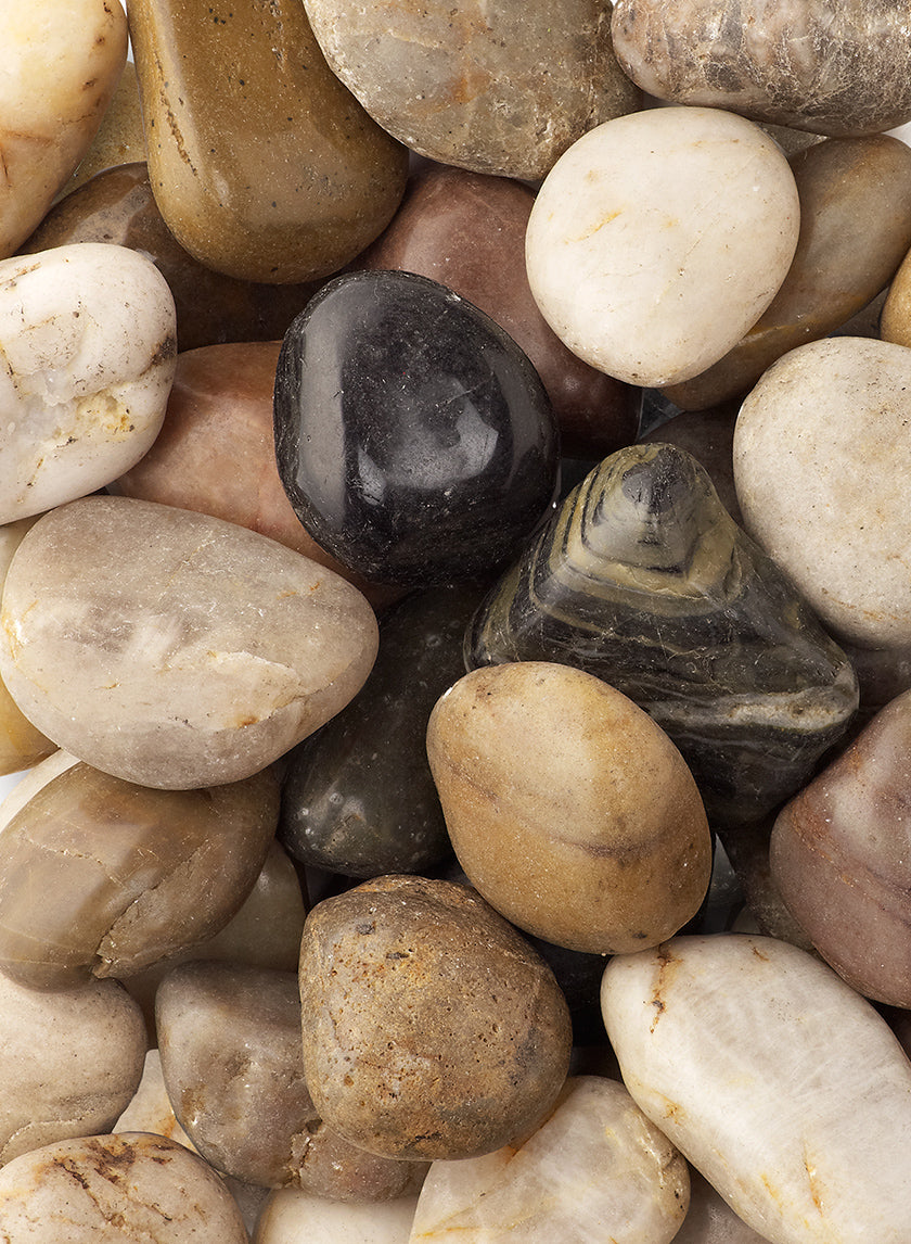 High Polished Mixed River Stones