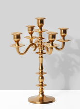 Gold Candelabra, 14in H