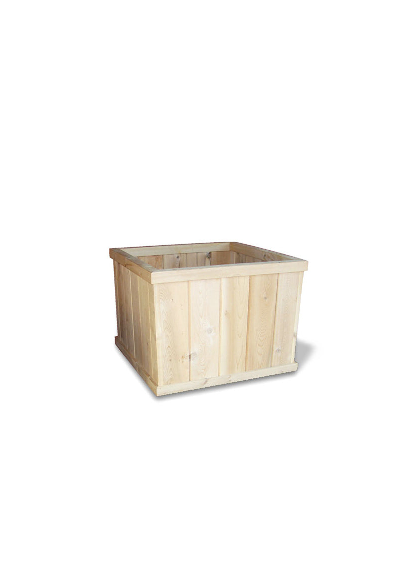 20 &amp; 24in Natural Cedar Square Planters