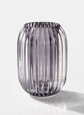 5in Smoke Optical Glass Votive Holder