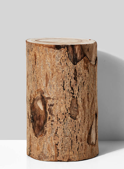 12in Paulownia Wood Tree Trunk Vase