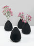 Oslo Small Black Conical Vase