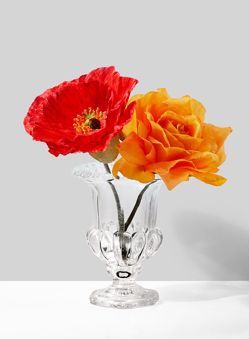 Small Classic Urn Glass Vase