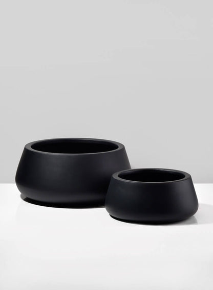 16in Pyxis Black Fiberstone Bowl