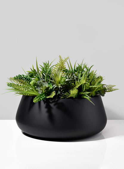 16in Pyxis Black Fiberstone Bowl