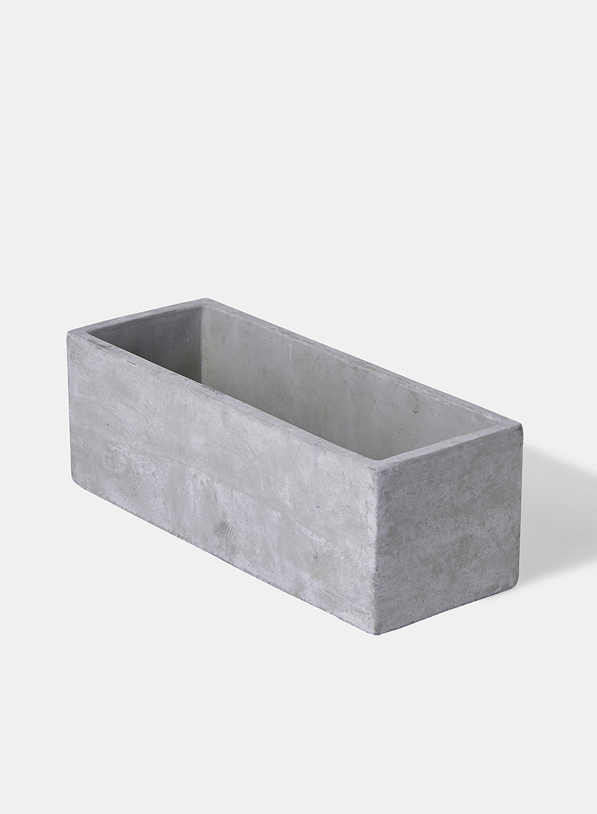 Atelier 12in Cement Flower Box